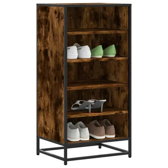 Rabat Szafka na buty, przydymiony dąb, 48x38x97,5 cm Lumarko! - Hurtownia wielobranżowa Lumarko